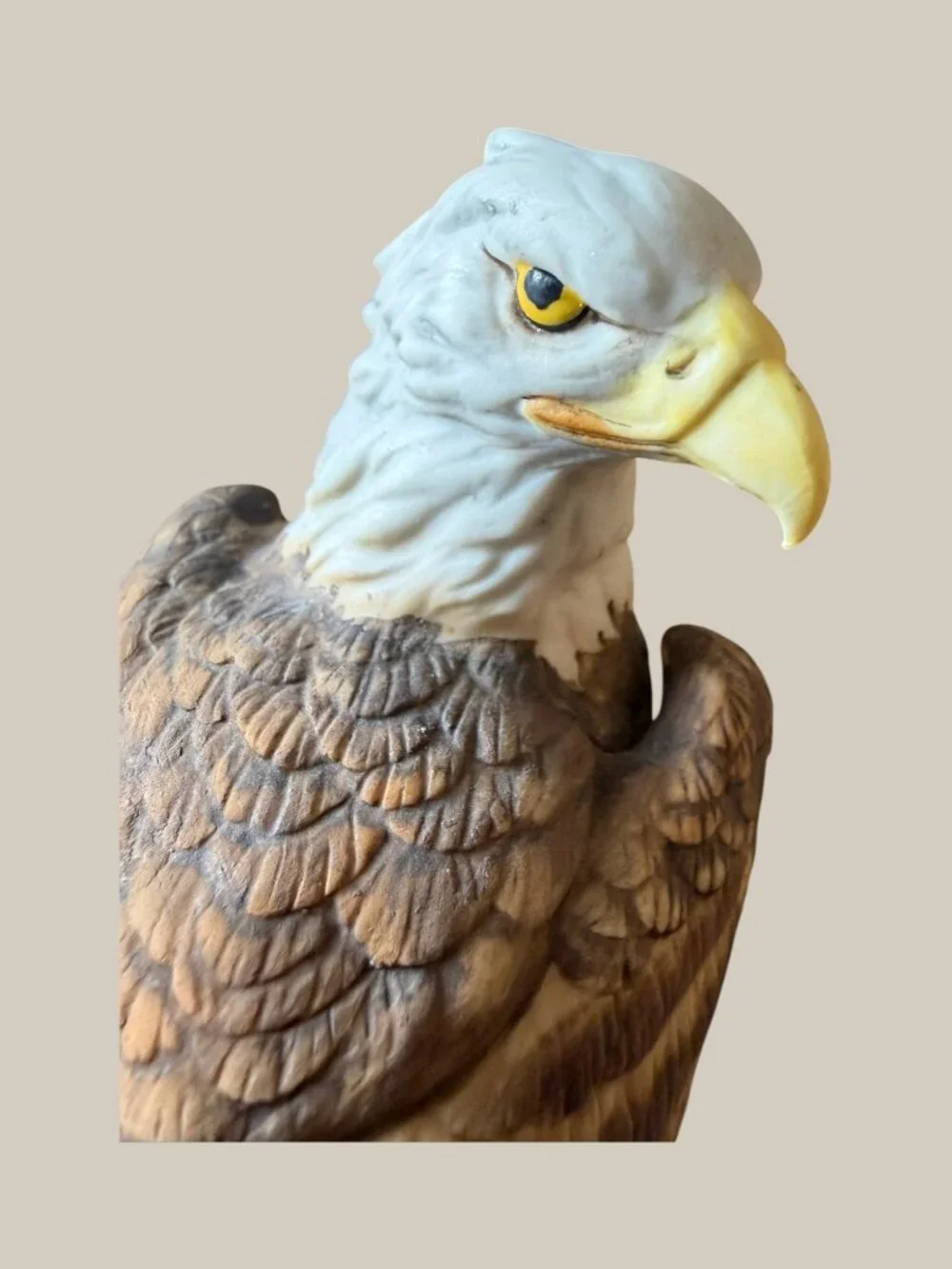 Gorham Gallery Birds American Bald Eagle Figurine Vignette Japan Vintage 5